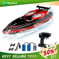 Remote Control Boat for Adults & Kids, Remote Control Boat for Pools & Lakes & River, Speed up to 10+ MPH, Self-Righting Desi...