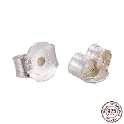 Earring Findings 925 Sterling Silver Ear Nuts