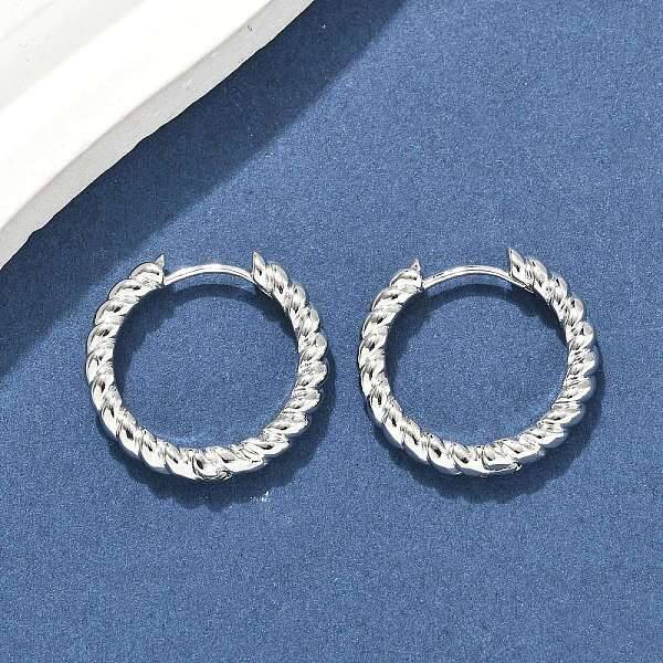 Brass Hoop Earrings