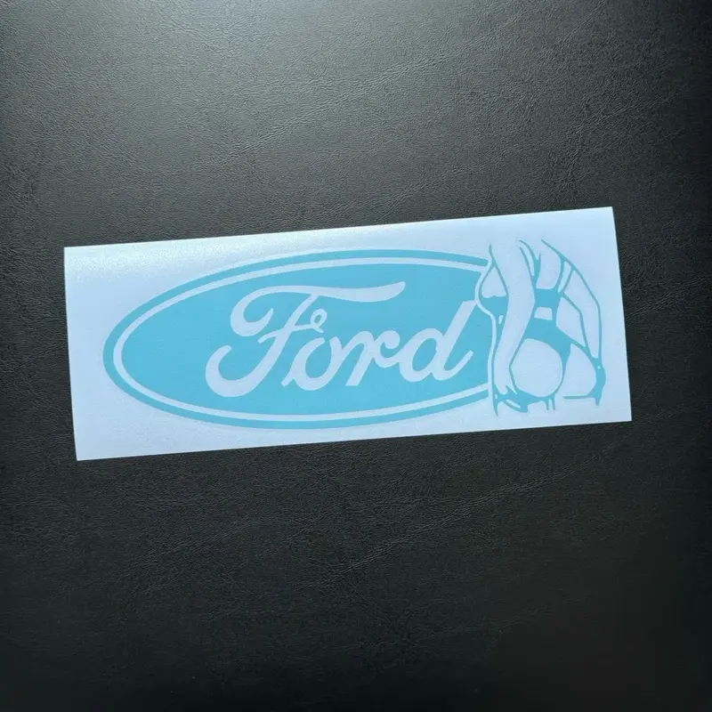 Ford girl vinyl decal