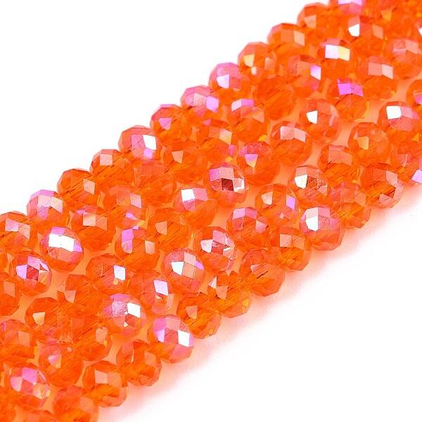 Electroplate Glass Beads Strands