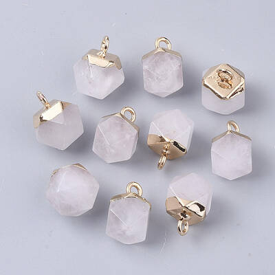 Natural Quartz Crystal Charms