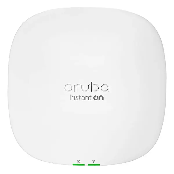 R9B27-61001 HP Aruba Instant ON AP25 IEEE 802.11ax 5GHz 5.30Gbit/s 1 x Port PoE+ 2.5GBase-T Internal Antennas Wireless Access...