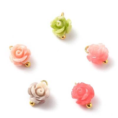 Synthetic Coral Charms
