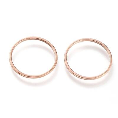 304 Stainless Steel Plain Band Rings