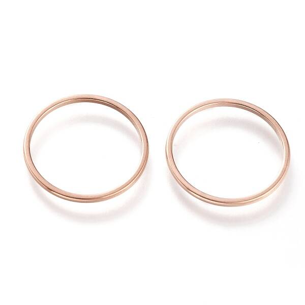 304 Stainless Steel Plain Band Rings