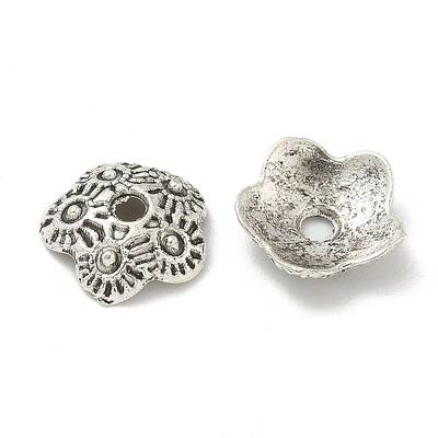 Tibetan Style Alloy Bead Caps