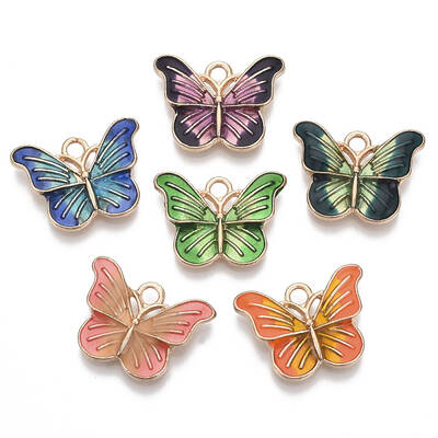 Alloy Enamel Pendants