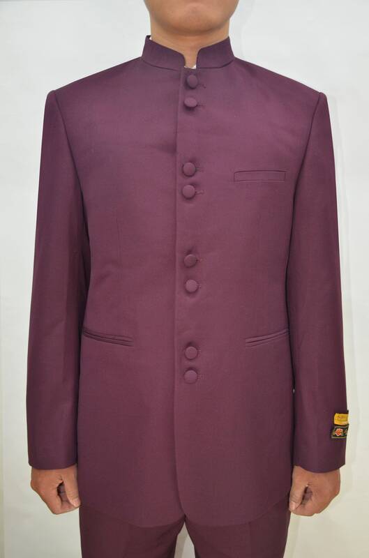 Mens Clergy Suits - Burgundy