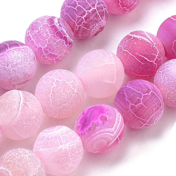 Natural Weathered Agate Beads Strands