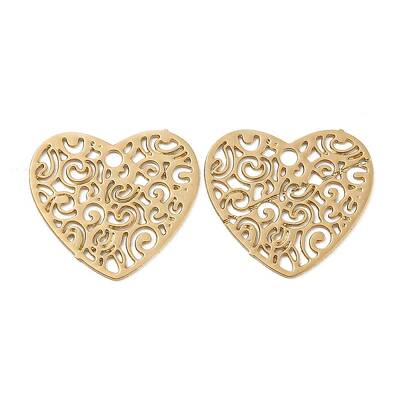 Brass Etched Metal Embellishments Charms