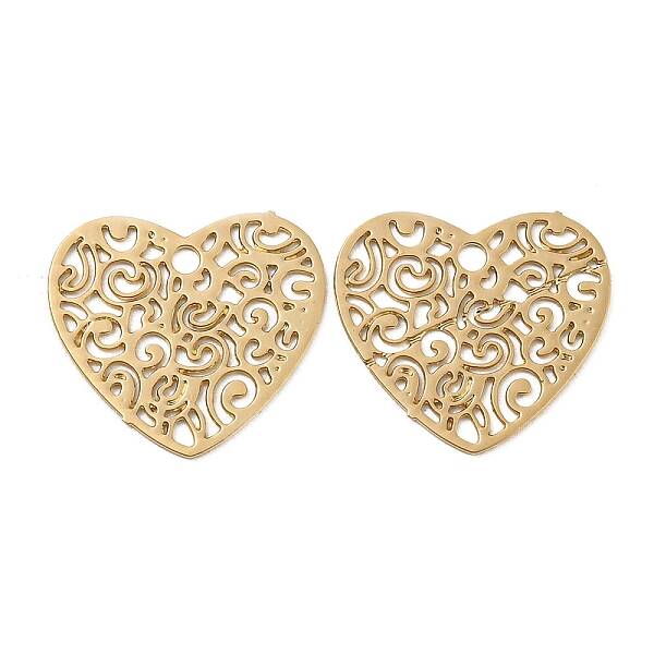 Brass Etched Metal Embellishments Charms