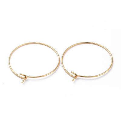 316 Surgical Stainless Steel Hoop Earring Findings