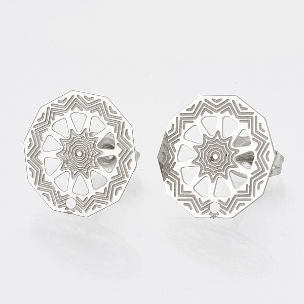 Non-Tarnish 304 Stainless Steel Stud Earring Findings