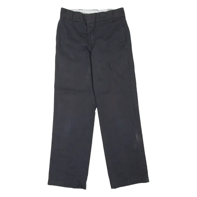 DICKIES 874 Workwear Mens Trousers Black Regular Straight W29 L30