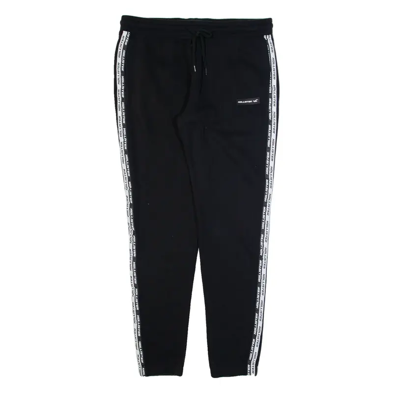 HOLLISTER Womens Joggers Black Tapered XL W36 L32