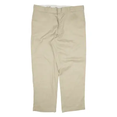 DICKIES 874 Workwear Trousers Beige Regular Straight Mens W40 L30