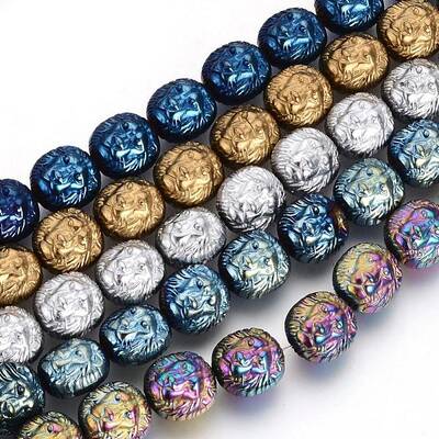 Electroplate Non-magnetic Synthetic Hematite Beads Strands