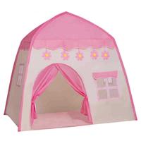 Outdoor Indoor Toy House Tent for Kids Foldable Girls Playhouse Toy Tent Princess Pink Castle House Play Tent Perfect Toy Gif...