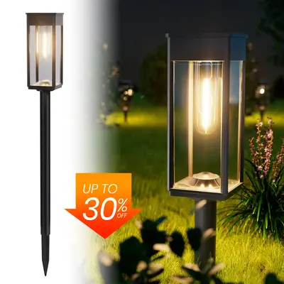Elegant Solar Pathway Lights Modern Luxury | Auto On/Off & Waterproof | For Garden, Yard & Driveway,solar outdoor lights,Sola...