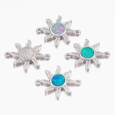 Synthetic Opal Links connectors