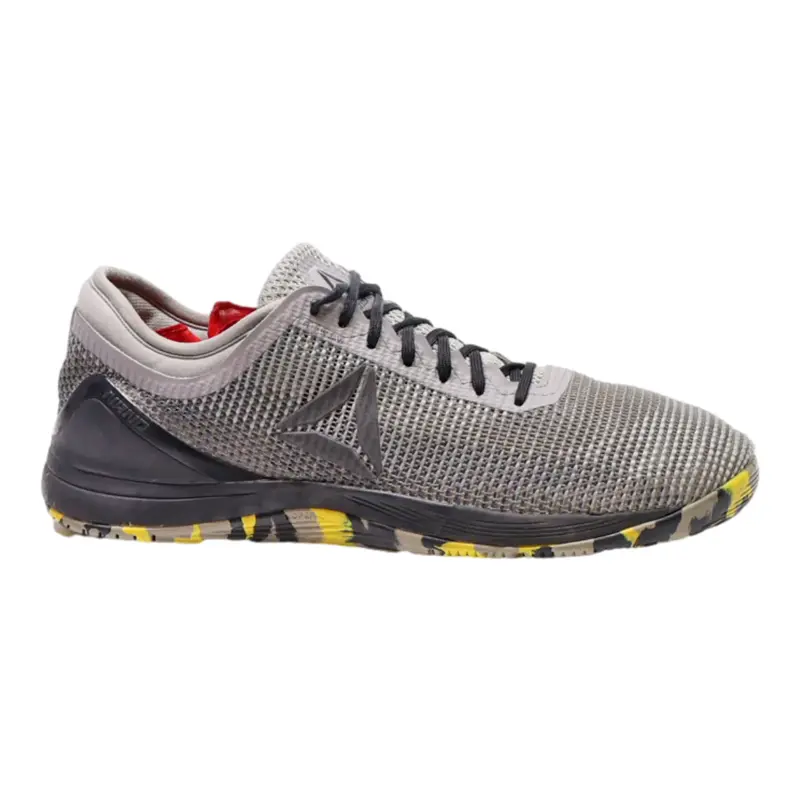 REEBOK Sneaker Trainers Grey Synthetic Mens UK 9.5