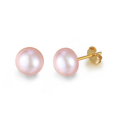 Natural Pearl Ear Studs for Women