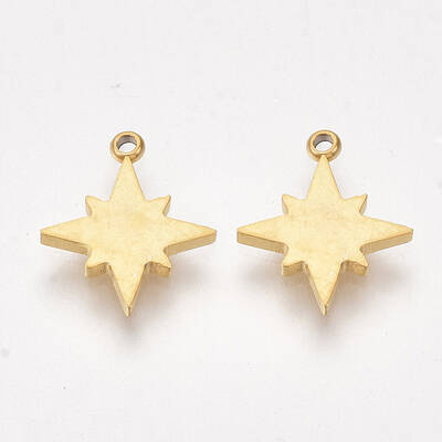 Ion Plating(IP) 304 Stainless Steel Charms