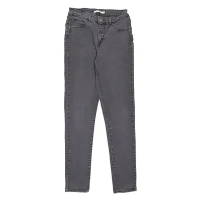 LEVI'S 721 High Rise Womens Jeans Grey Slim Skinny W26 L32