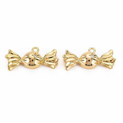 Rack Plating Brass Micro Pave Clear Cubic Zirconia Pendants