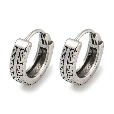 316 Surgical Stainless Steel Hoop Earrings