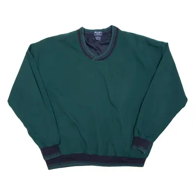 WINNER MATE Mens Sweatshirt Green V-Neck L