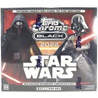 2022 Topps Chrome Star Wars Black Hobby Trading Cards