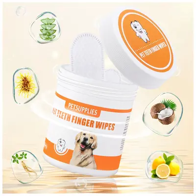 Texsens PET Teeth Cleaning  for Dogs & Cats, Remove Bad Breath by Removing Plaque and Tartar Buildup No-Rinse Dog  Toothbrush...