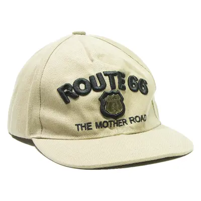 REAL TIME Route 66 Mens Snapback Cap Beige M