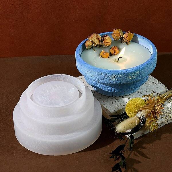 Bowl Shape DIY Silicone Candle Holer Molds