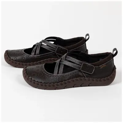 Jambu™ Maple Eco Vegan Mary Jane Shoes - Brown - 6
