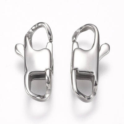 Tarnish Resistant 304 Stainless Steel Lobster Claw Clasps