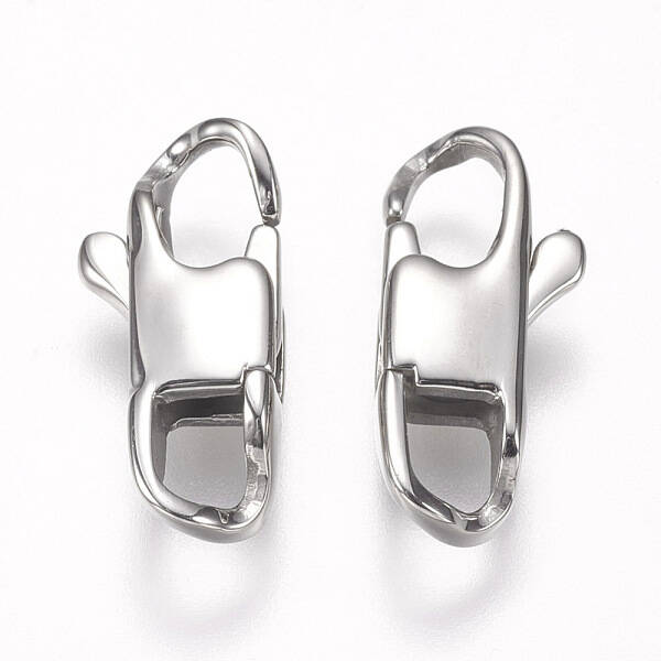 Tarnish Resistant 304 Stainless Steel Lobster Claw Clasps