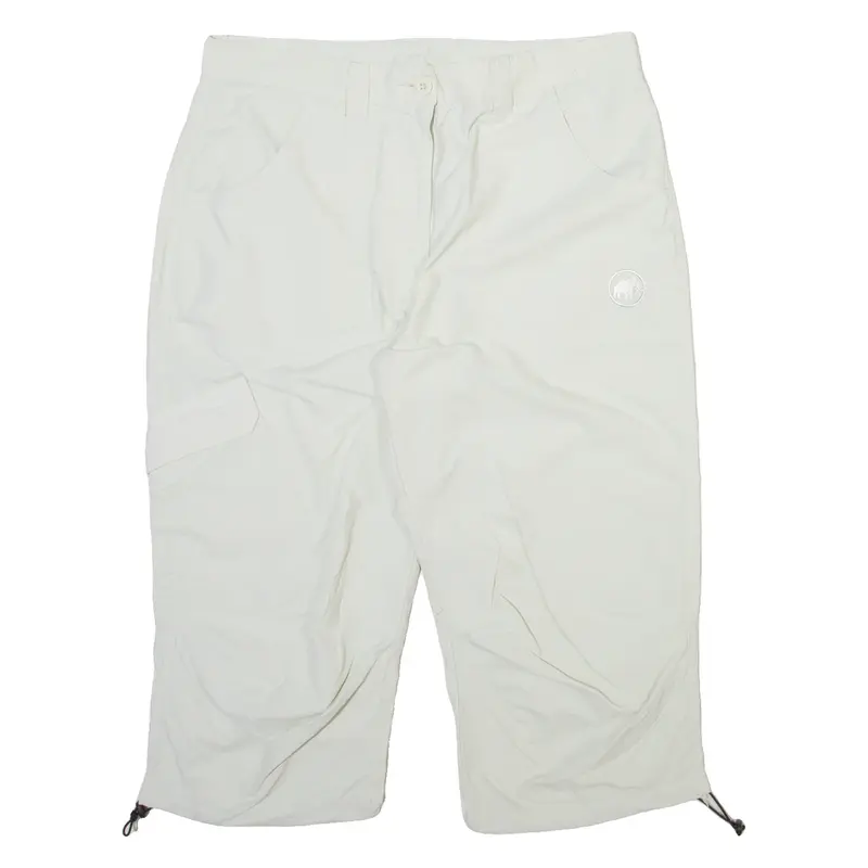 MAMMUT Womens Casual Shorts White Relaxed L W33