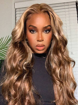 UNice Gorgeous Highlight Honey Blonde Bouncy Body Wave Hair 4 Bundles