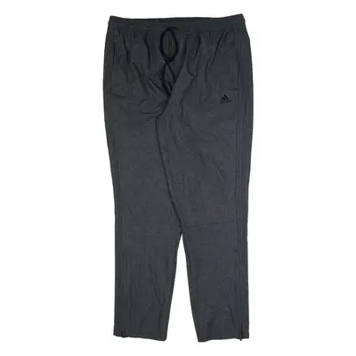 ADIDAS Mens Joggers Grey Tapered XL W34 L30