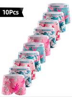 Men's All Over Print Boxer Brief, Casual Comfy Breathable Underwear for Daily Wear, Mens Underwear for All Seasons