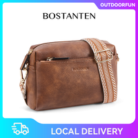 BOSTANTEN Crossbody Bag for Women Vintage Crossbody Purse Women Handbag Small Tote Bag with Adjustable Strap Outdoorfun