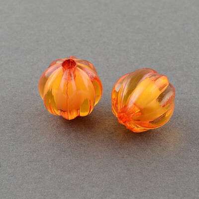 Autumn Theme Transparent Acrylic Beads