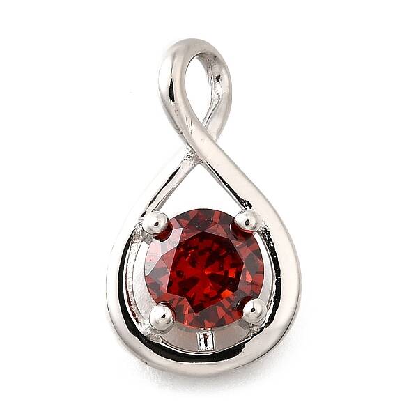925 Sterling Silver Pave Cubic Zirconia Pendants