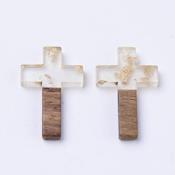 Resin & Walnut Wood Pendants