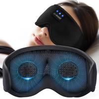 Bluetooth Sleepmask Headphones Headband for Side Sleepers Wireless 3D Contoured Sleep Mask with Ultra-Thin Stereo Speakers, M...