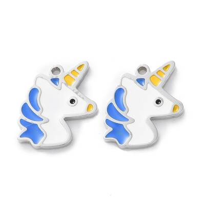 304 Stainless Steel Enamel Charms