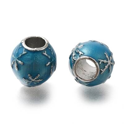 Rack Plating Alloy European Beads